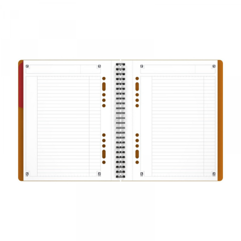 Agenda organizator Oxford International Active Book A5+ 80 file dictando, portocaliu [2]