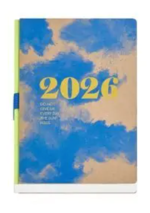Agende datate - Agenda zilnica 2026 Miquelrius Plus Kraft Clouds Basics A5