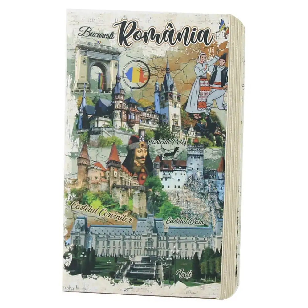 Noutăți Librăria Compas - Agenda souvenir Romania 9x14 cm Castele