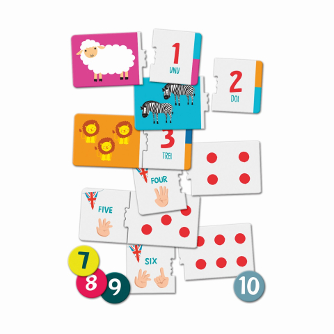 Puzzle educativ Agerino - Numerele [1]