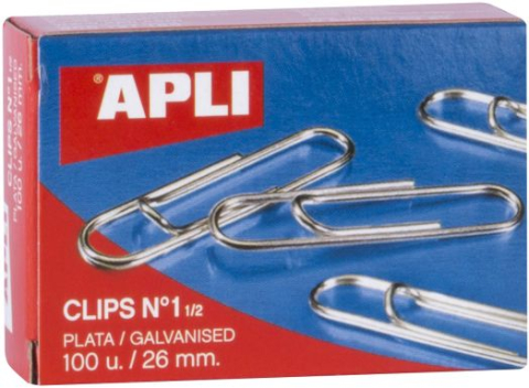 Birotică și accesorii birou - Agrafe birou clips nr.1 26 mm 100/set Apli