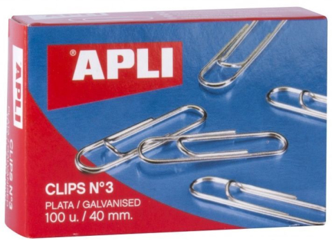 Instrumente și accesorii birou - Agrafe birou Apli nr.3 40 mm 100/set