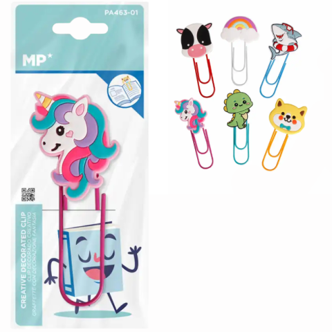 Capse și agrafe - Agrafa copii hartie decorativa MP 120 mm diverse modele