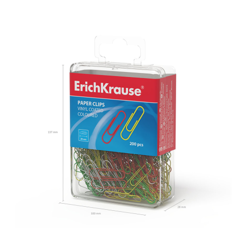 Agrafe hartie ErichKrause 28mm multicolor [4]