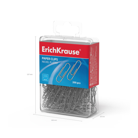 Agrafe hartie ErichKrause 28mm nichel [3]