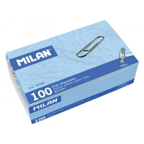 Instrumente și accesorii birou - Agrafe hartie Milan 43mm