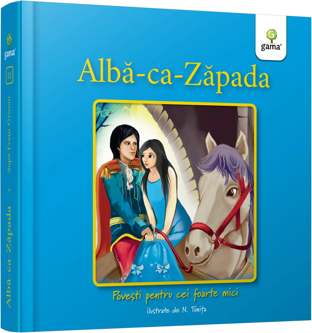 Povești și ficțiune pentru copii - Alba ca Zapada - Fratii Grimm