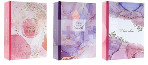 Rame și albume foto - Album foto Marble 100 poze 10x15 cm diverse culori