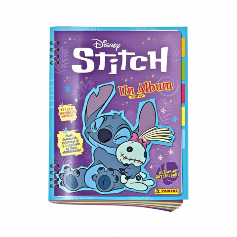 Cărți - Album interactiv cu stickere Stitch