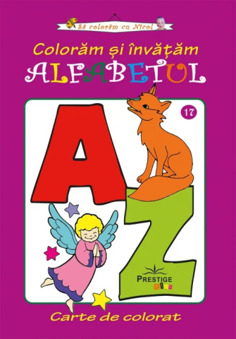 Noutăți Librăria Compas - Coloram si invatam alfabetul. Carte de colorat