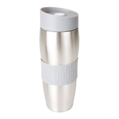 Rechizite școlare - Cana termos 400 ml gri Garden Ambition