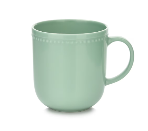 Casă și decorațiuni - Cana AMBITION Perline 380 ml porțelan verde