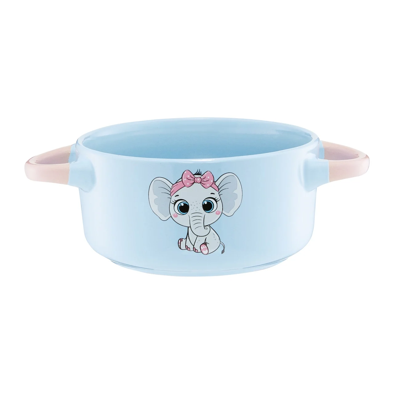 Articole pentru bucătărie - Bol portelan copii 12 cm 470ml Elefant Sweetie Ambition