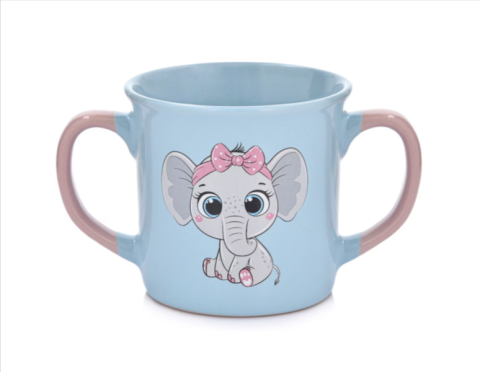 Casă și decorațiuni - Cana ceramica 240 ml Elefant AMBITION Junior Sweetie