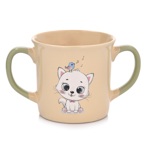Casă și decorațiuni - Cana portelan 240 ml model pisicuta Sweetie Ambition
