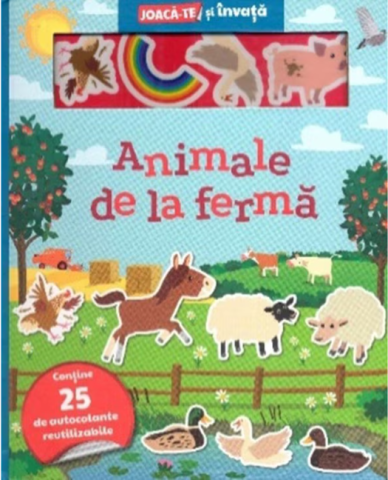 Cărți - Animale de la ferma Joaca-te si invata