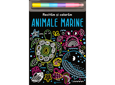 Cărți - Animale marine – Recitam si coloram
