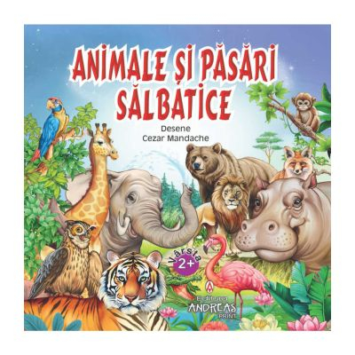 Cărți ilustrate și interactive - Animale si pasari salbatice