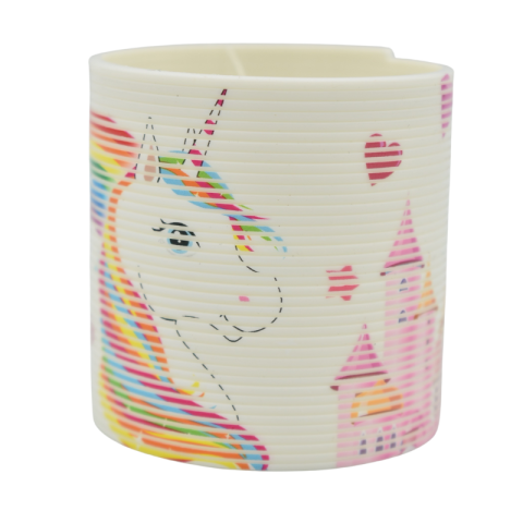 Jucării și jocuri - Arc curcubeu 6.5 cm alb Unicorn