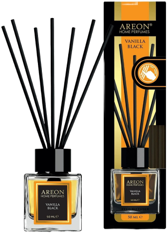 Odorizante și uleiuri esentiale - Odorizant camera Areon Vanilla Black 50 ml