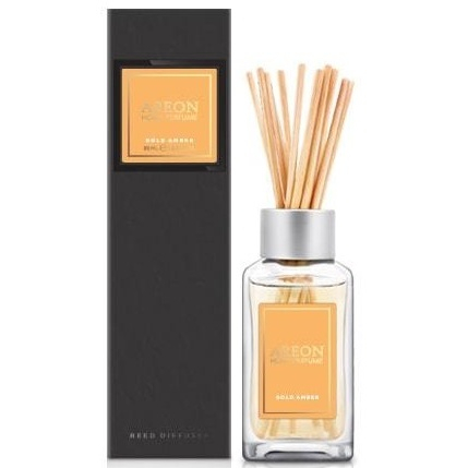 Odorizante și uleiuri esentiale - Areon Home Perfume, 85 ml, Gold Amber, Black Line