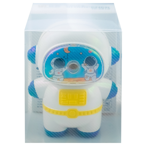 Ascutitoare cu manivela astronaut 8.3x9.6x10.6 cm culori diferite [3]