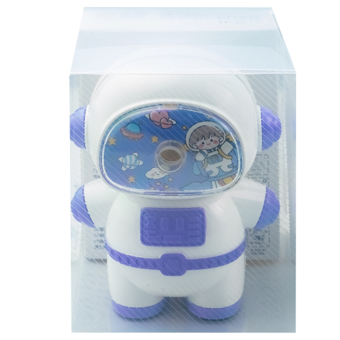 Ascutitoare cu manivela astronaut 8.3x9.6x10.6 cm culori diferite [4]