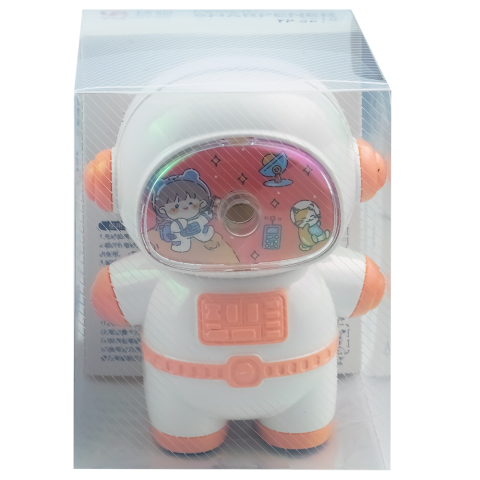 Ascutitoare cu manivela astronaut 8.3x9.6x10.6 cm culori diferite [1]