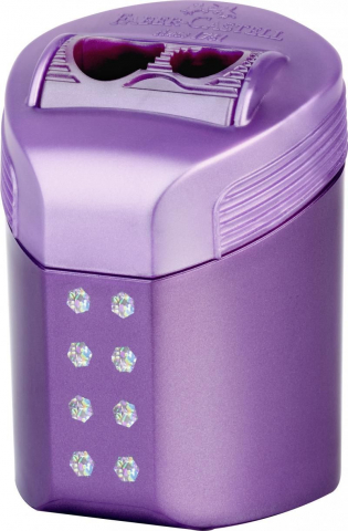 Ascutitoare dubla Roll On Sparkle Pastel Faber-Castell [2]