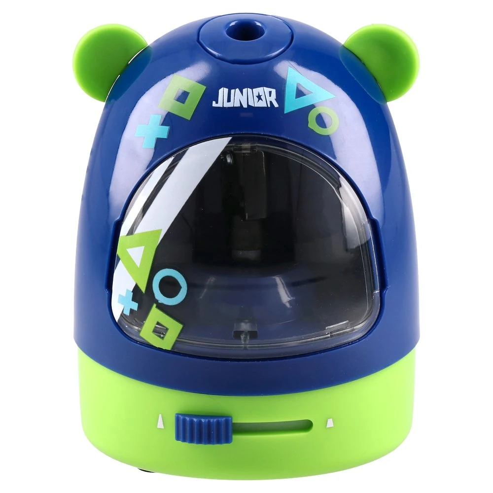 Instrumente de scris - Ascutitoare electrica auto-stop albastru/verde Junior