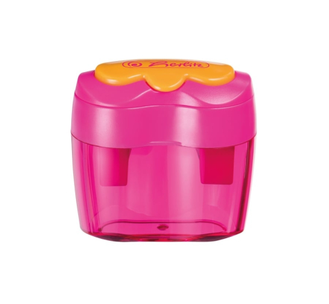 Ascutitoare dubla bicolora Herlitz cu container [1]