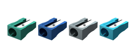 Noutăți Librăria Compas - Ascutitoare din plastic ErichKrause EasySharp Ice Metallic culori diferite 1.4 x 1 x 2.5 cm