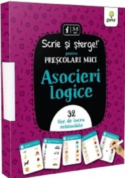 Cărți pentru copii - Asocieri logice. 32 fise de lucru refolosibile