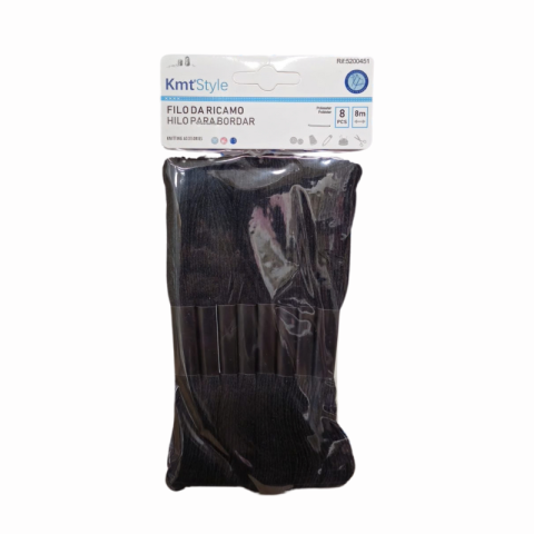 Noutăți Librăria Compas - Ata pentru brodat 8 m 8 buc /set neagra Kmt Style