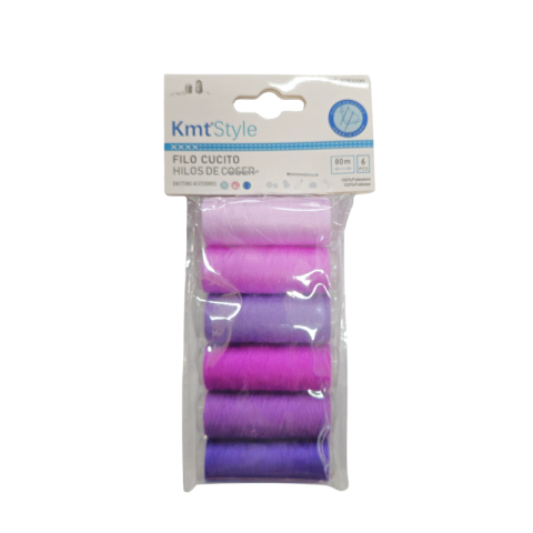 Noutăți Librăria Compas - Ata pentru cusut 80m mov 6 buc/set Kmt Style