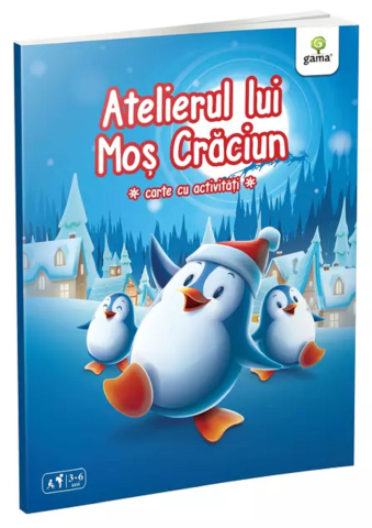 Cărți ilustrate și interactive - Atelierul lui Mos Craciun - activitatile mele de Craciun