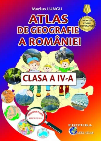 Noutăți Librăria Compas - Atlas de geografie a Romaniei clasa a IV-a - Marius Lungu