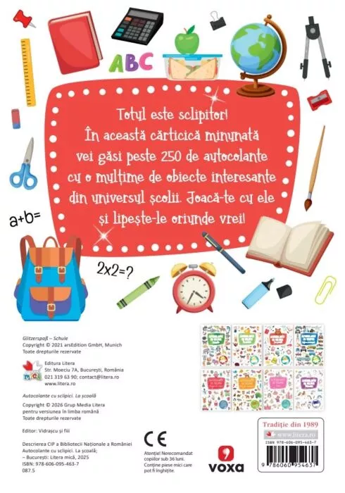 Autocolante cu sclipici. La scoala [1]