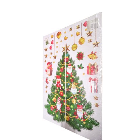 Autocolante de Craciun brad cu decoratiuni 60x90 cm [1]