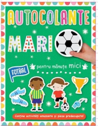 Noutăți Librăria Compas - Fotbal Autocolante mari pentru manute mici
