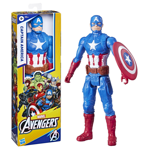 AVENGERS TITAN EROI DE FILM FIGURINA CAPTAIN AMERICA 29CM [4]