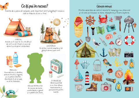 Aventuri la camping. Activitati si abtibilduri [2]