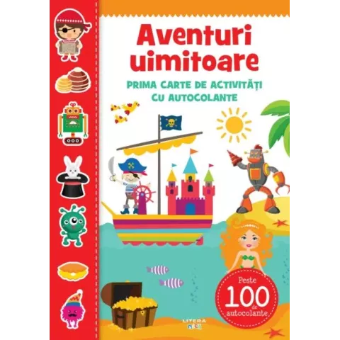 Cărți - Aventuri uimitoare. Prima carte de activități cu autocolante