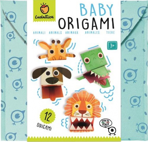 Jucării și jocuri - Set Origami Incepatori Animale Baby Origami Ludattica