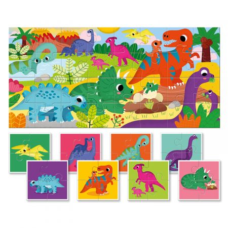Baby Puzzle Dinozauri 32 piese Ludattica [1]