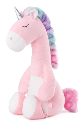 Jucării și jocuri - Jucarie de plus baby unicorn 35 cm roz