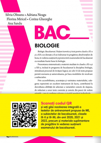 Bacalaureat 2025. Biologie - Silvia Olteanu, Adriana Neagu, Florina Miricel, Corina Gheorghe, Luminița Citrea, Ramona Ivan [1]