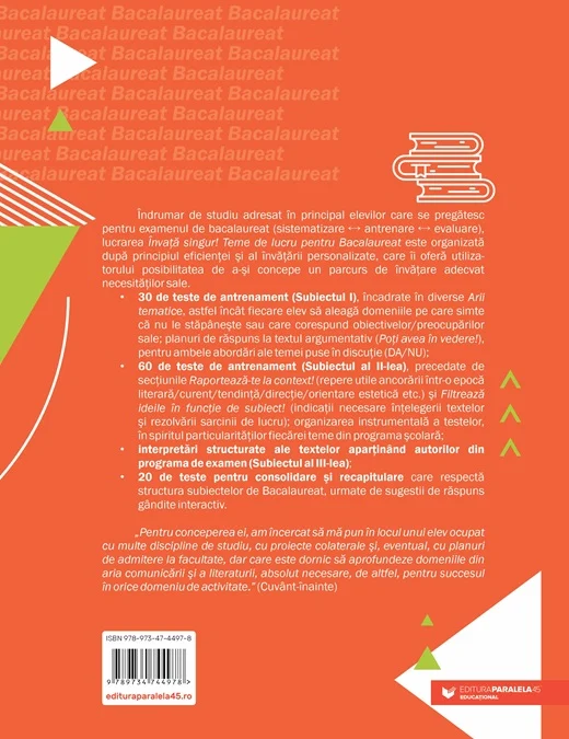 Bacalaureat 2027 Limba si literatura romana. Toate profilurile toate filierele - Mihaela Dobos [1]