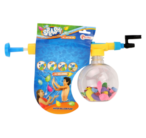 Jucării pentru apă și baie - Pompa baloane de apa Splash cu 50 baloane 45 x 18 x 9 cm Toi Toys