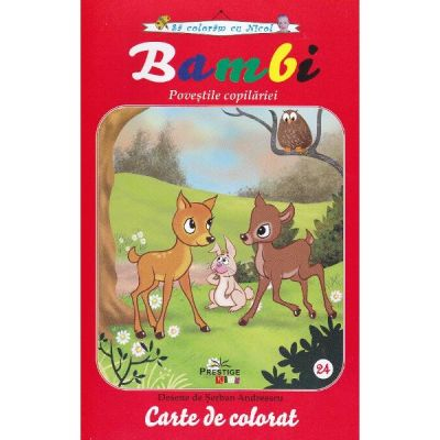 Noutăți Librăria Compas - Bambi. Povestile copilariei - Carte de colorat